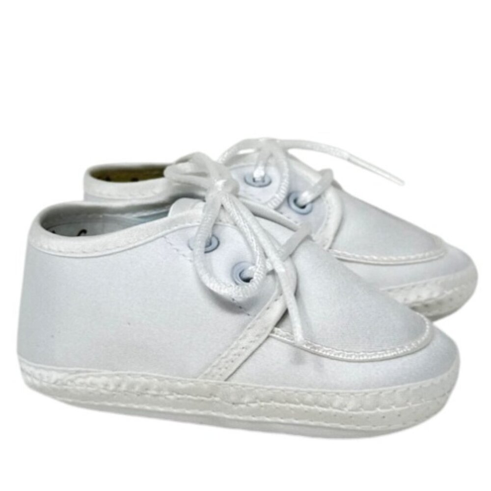 Little Thing's Mean a Lot Christening shoes Newborn matte satin Size 2